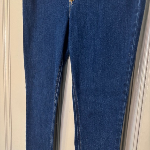 OLD NAVY High Rise Super Skinny Dark Wash Denim Jeans Size 8 - Picture 3 of 11